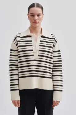 Discount Aden Knit V-Neck Kvinde Strik Og Cardigans
