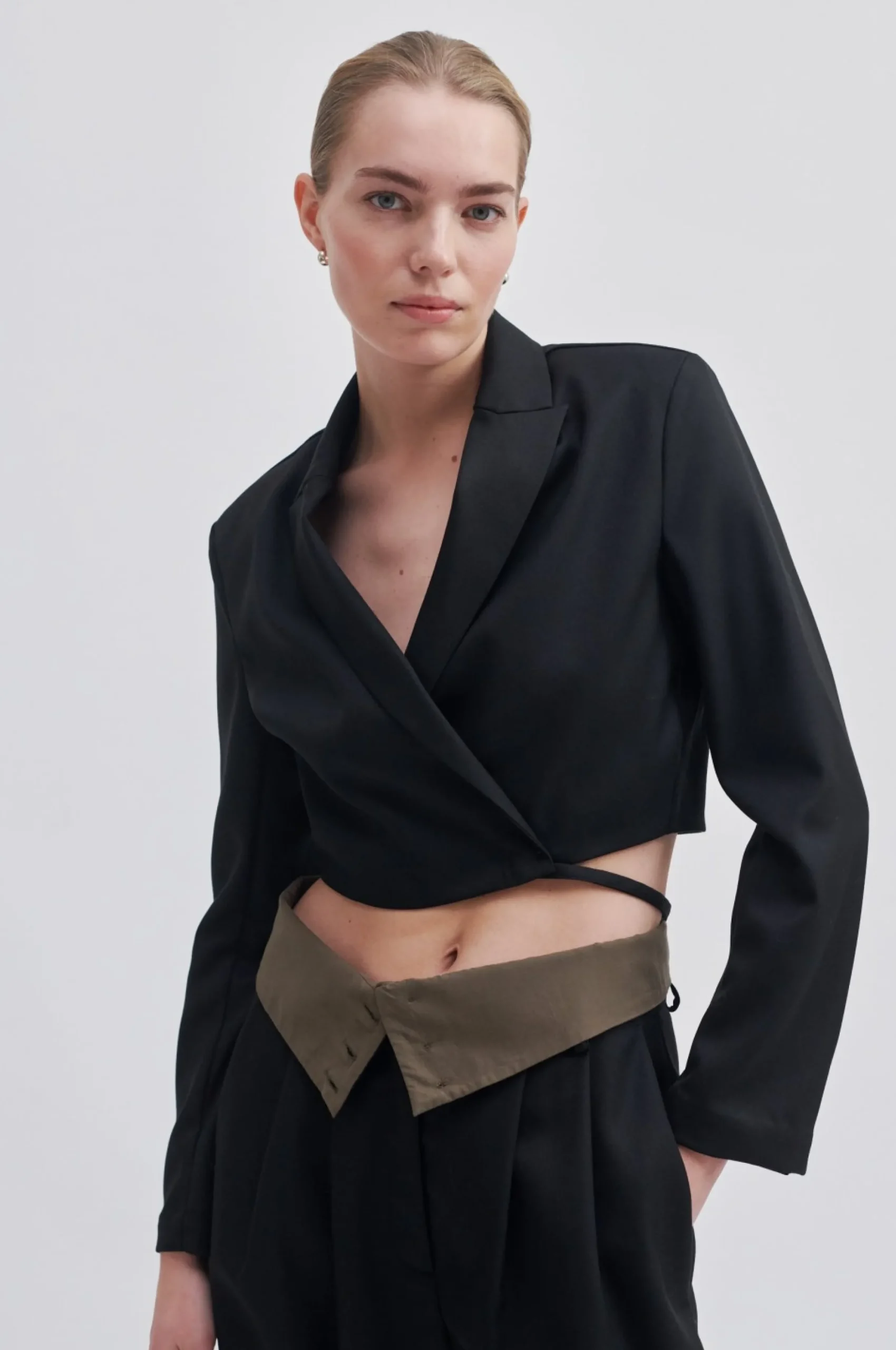 Outlet Almanda Cropped Blazer Kvinde Blazere