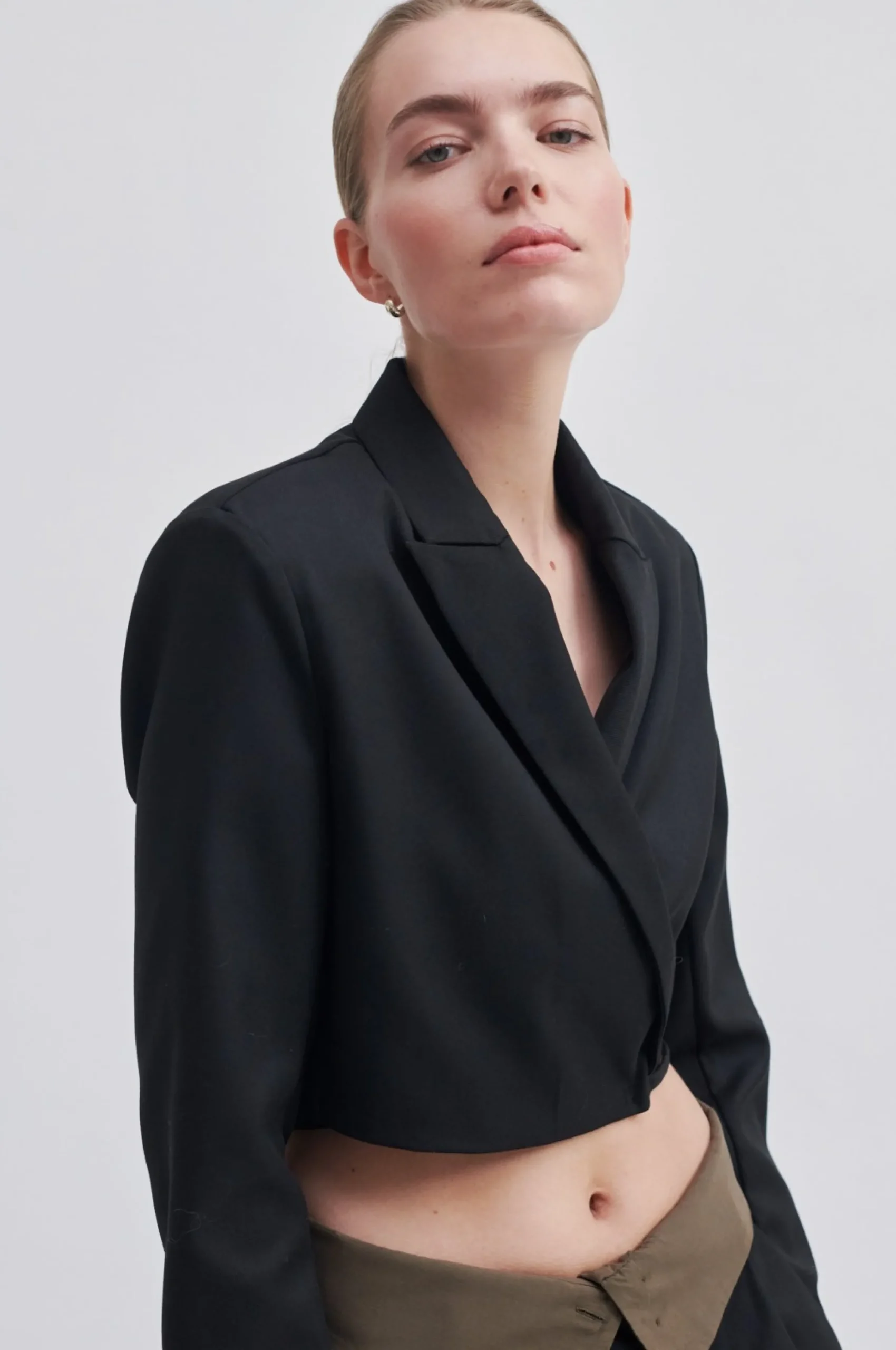 Outlet Almanda Cropped Blazer Kvinde Blazere