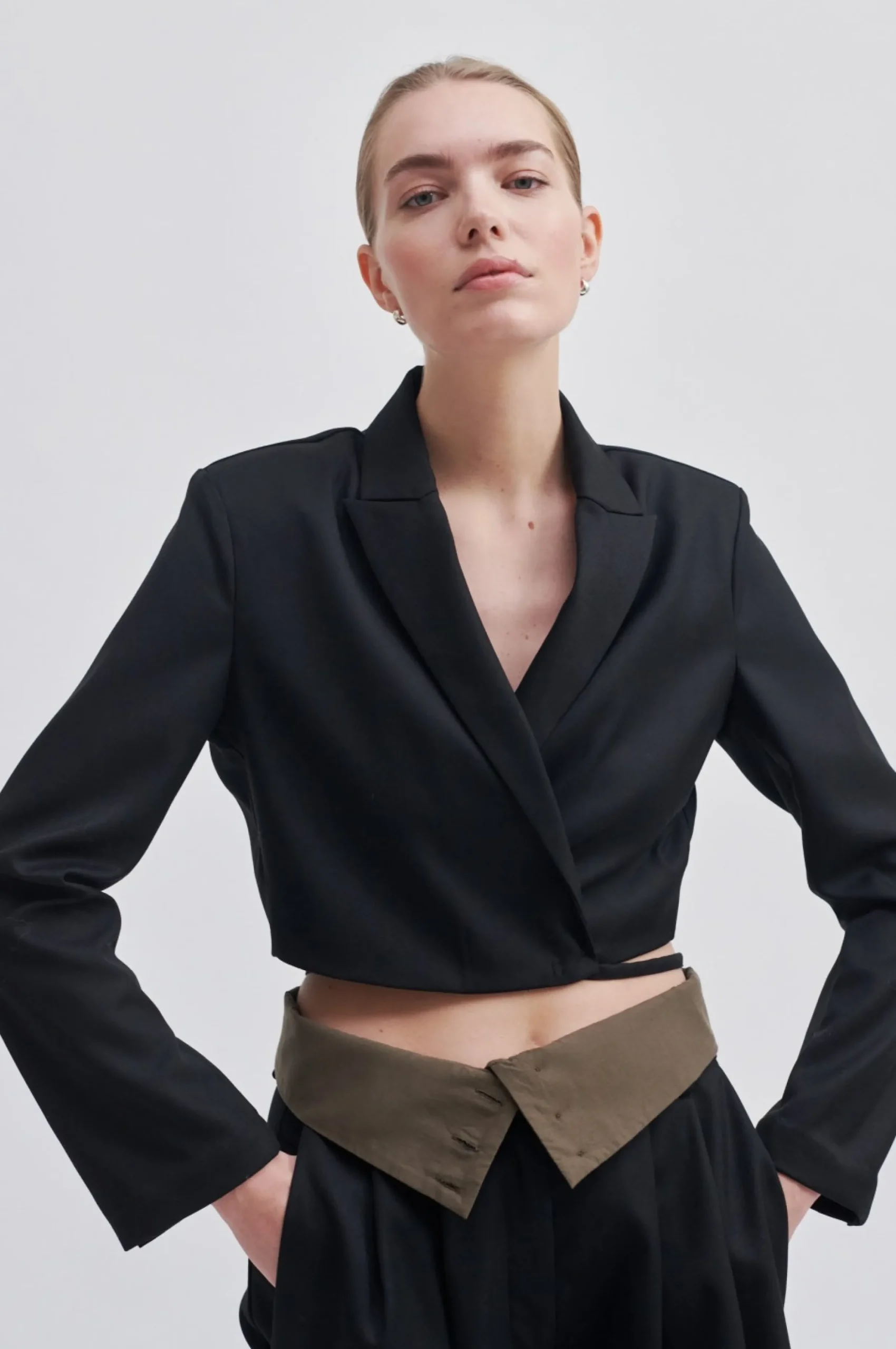 Outlet Almanda Cropped Blazer Kvinde Blazere