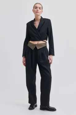 Outlet Almanda Straight Trousers Kvinde Bukser Og Jeans