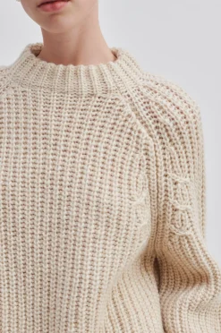 Online Aya Knit T-Neck Kvinde Strik Og Cardigans