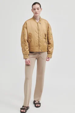 Online Bomber Cropped Jacket Kvinde Jakker Og Frakker