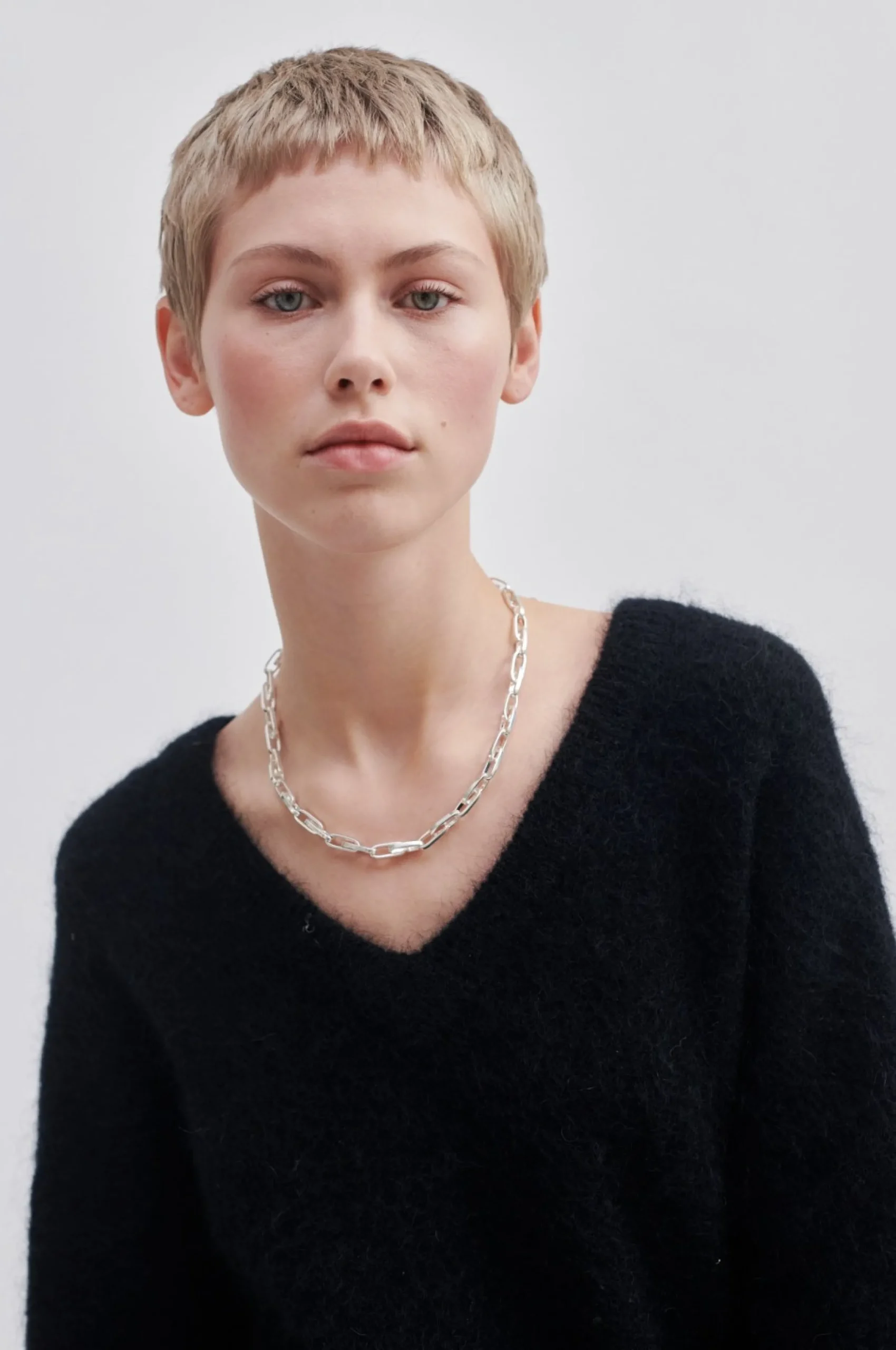 Best Brook Knit Oversize V-Neck Kvinde Strik Og Cardigans