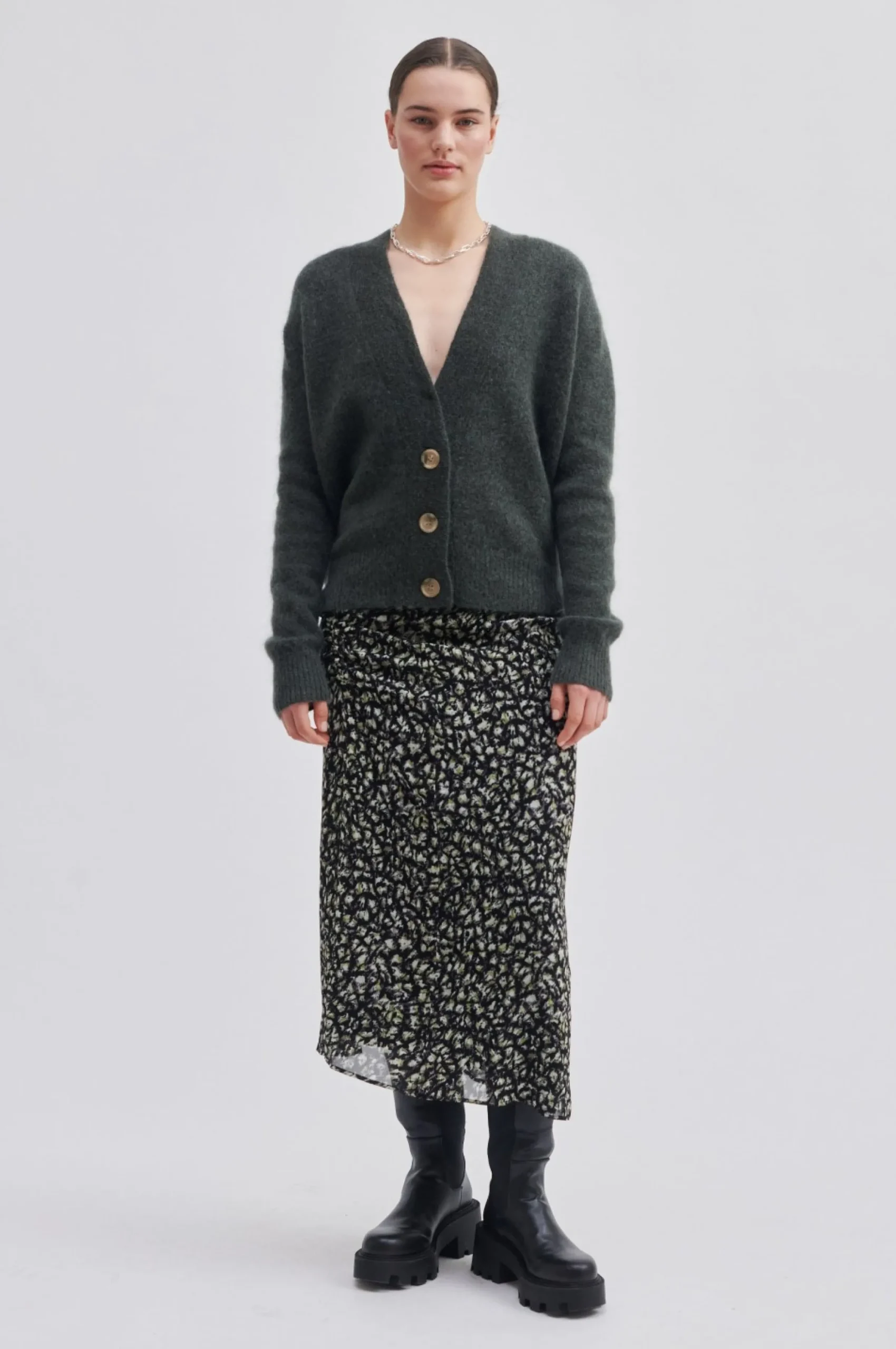 Clearance Brookline Knit Cardigan Kvinde Strik Og Cardigans