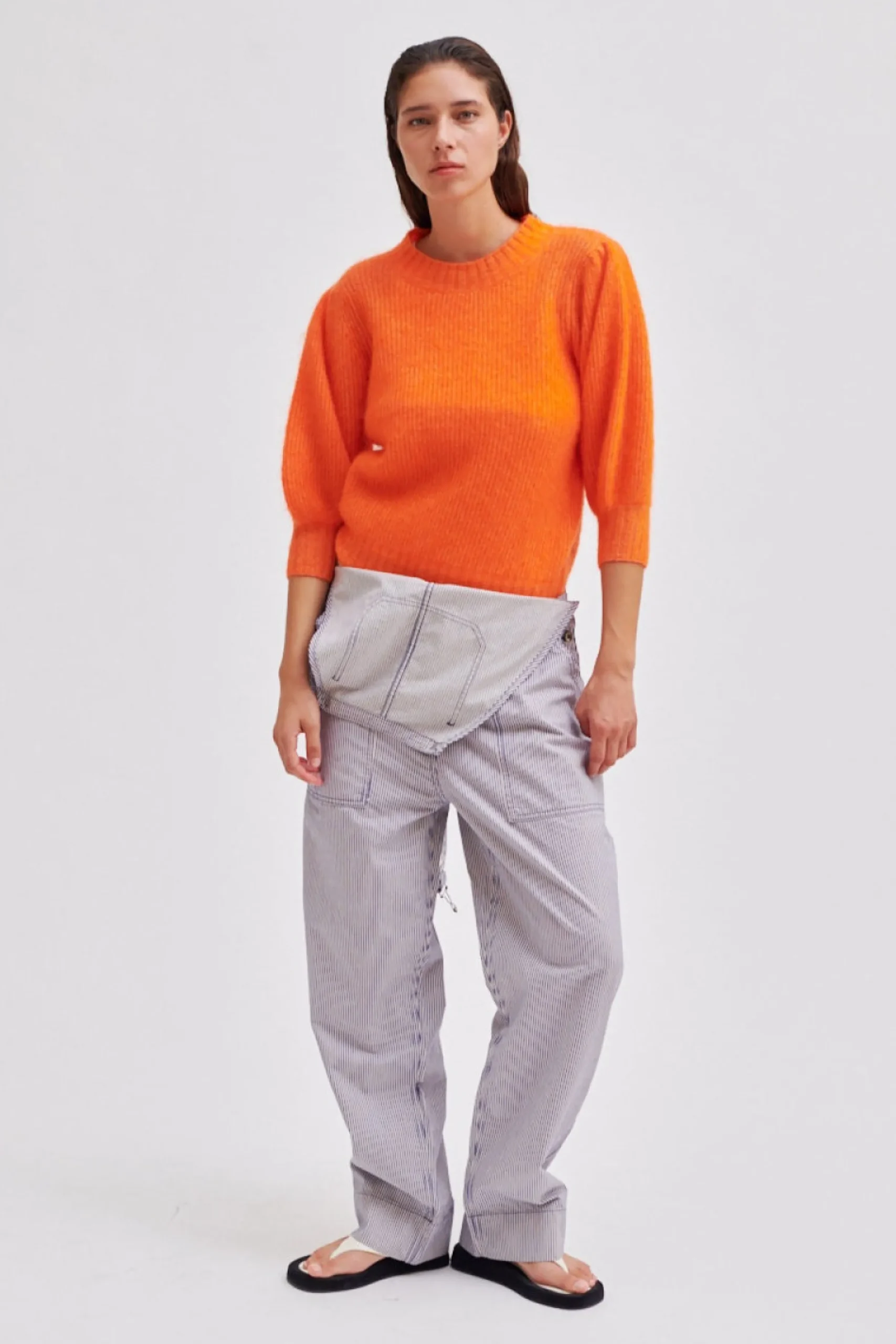 Best Brooky Knit Puff Ss Kvinde Strik Og Cardigans