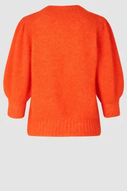 Best Brooky Knit Puff Ss Kvinde Strik Og Cardigans