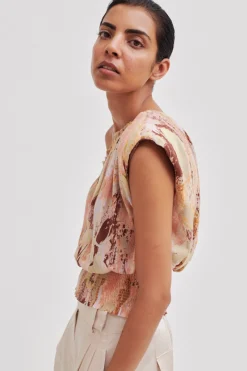 Calore One Shoulder Top Kvinde Toppe Og T-Shirts