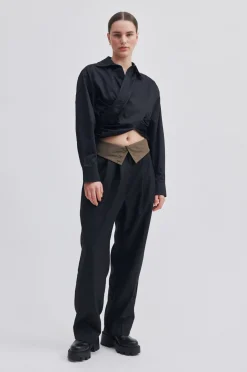 Clearance Closa Wrap Shirt Kvinde Skjorter Og Bluser
