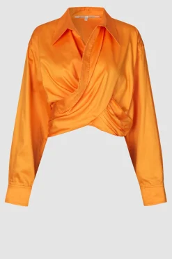 Closa Wrap Shirt Kvinde Skjorter Og Bluser
