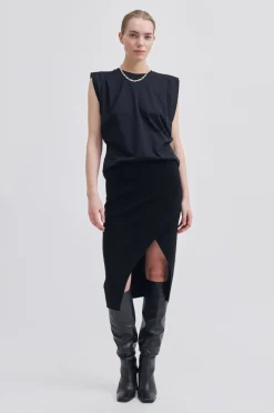 Hot Como Knit Skirt Kvinde Nederdele Og Shorts
