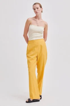 Hot Como Knit Strapless Top Kvinde Toppe Og T-Shirts