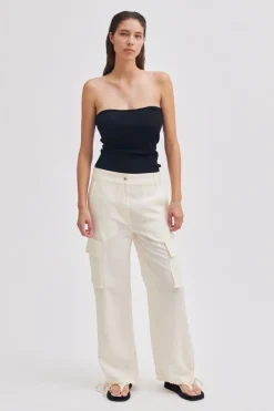 New Como Knit Strapless Top Kvinde Toppe Og T-Shirts