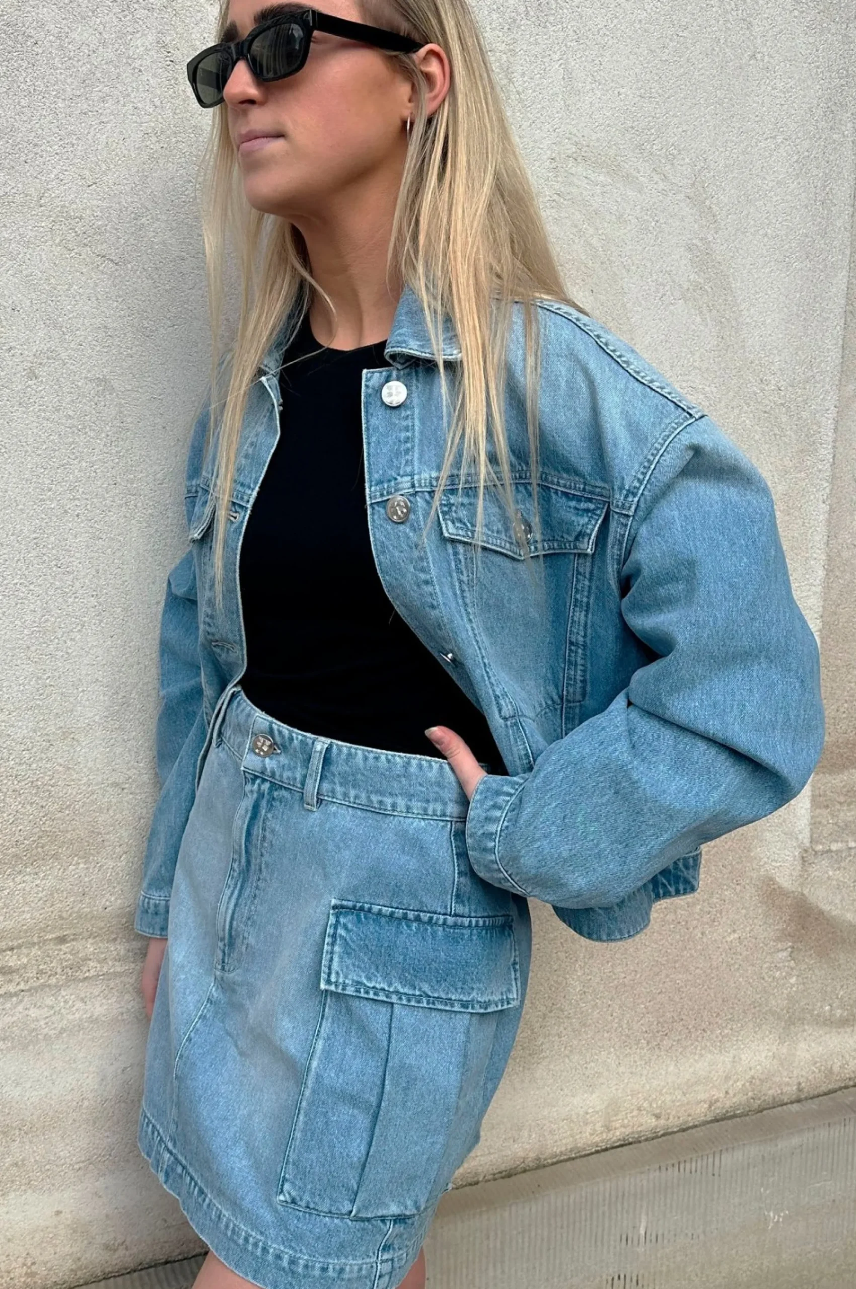 Discount Dustine Mini Skirt Kvinde Denim