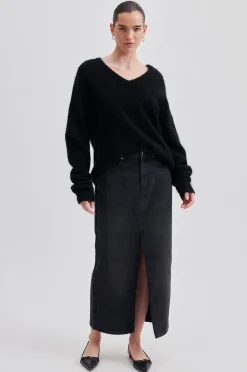 New Dustine Skirt Kvinde Denim