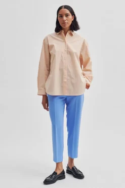 Fique Cropped Trousers Kvinde Bukser Og Jeans