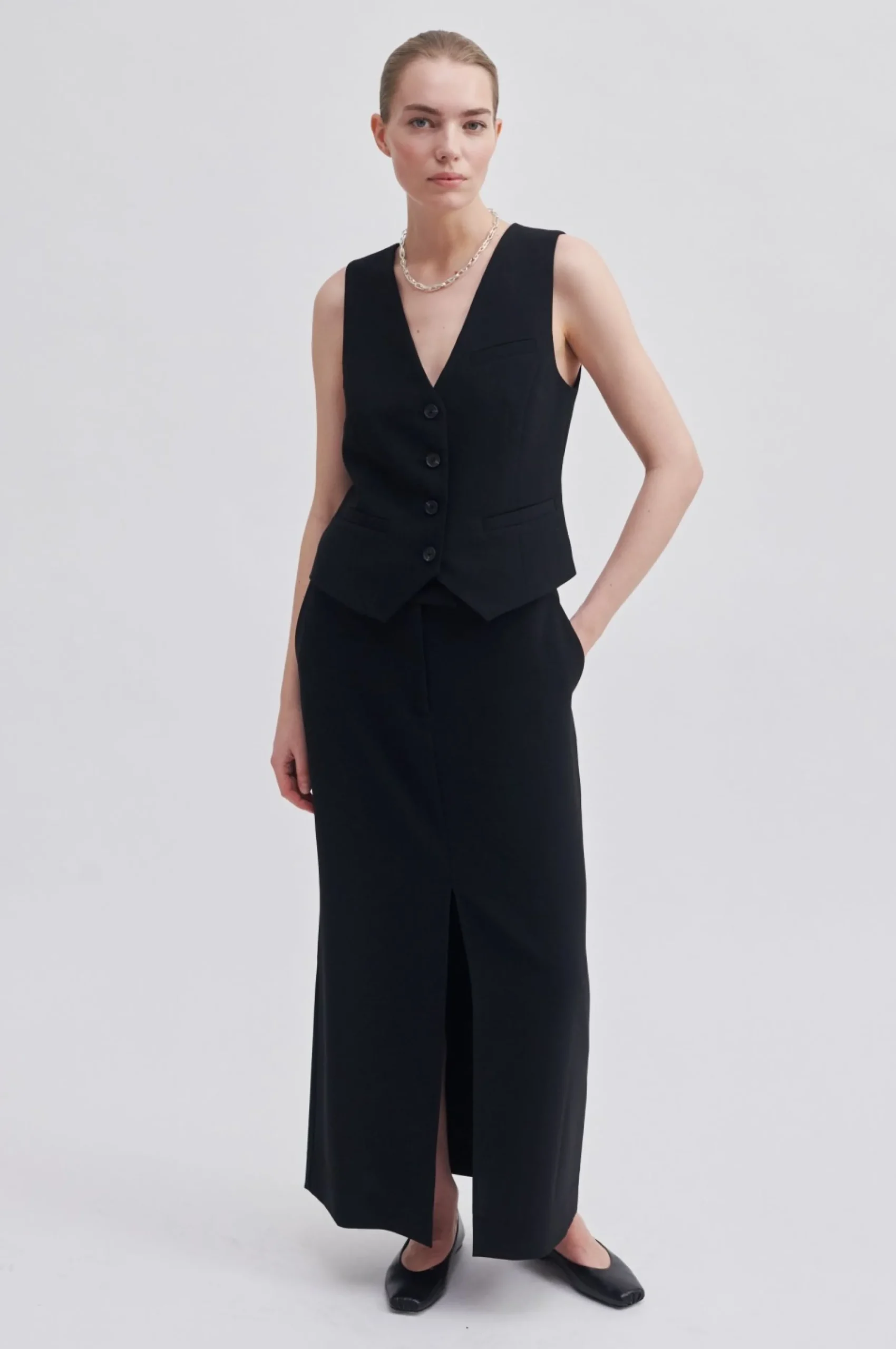 Online Fique Pencil Skirt Kvinde Sæt