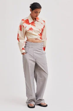 Fridenza Wrap Blouse Kvinde Skjorter Og Bluser