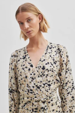 Best Gaura Wrap Dress Kvinde Kjoler