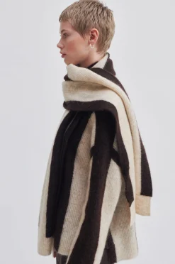 Hot Hertha Knit Scarf Kvinde Accessories