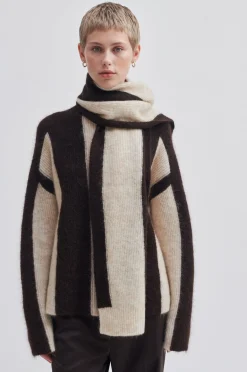 Hot Hertha Knit Scarf Kvinde Accessories