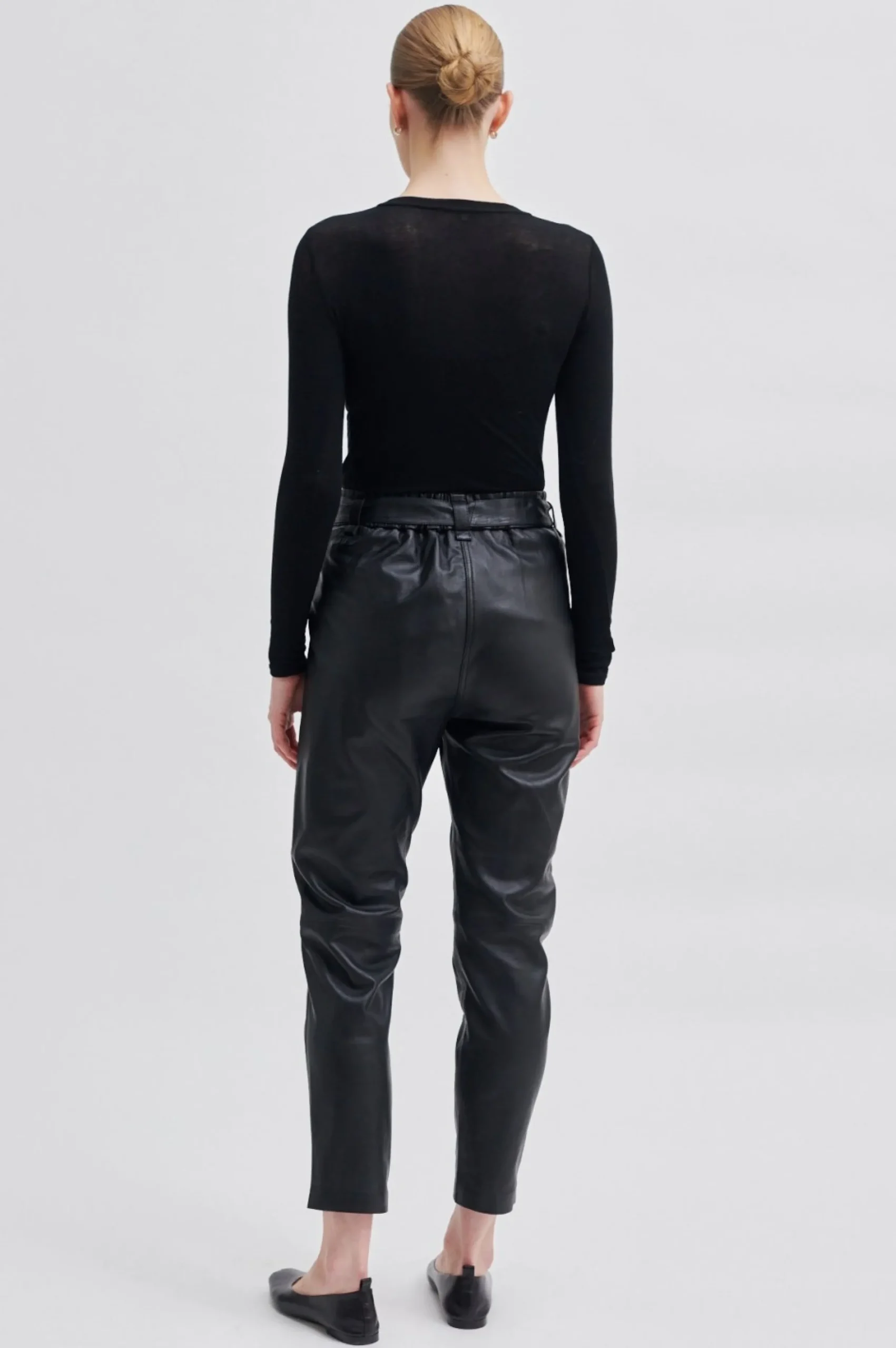 New Indie Leather New Trousers Kvinde Bukser Og Jeans