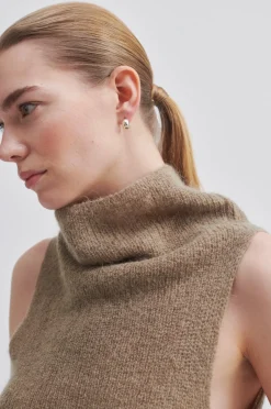 Hot Kinne Knit Vest Kvinde Strik Og Cardigans