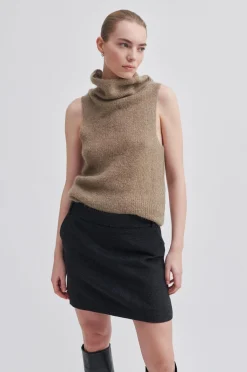 Hot Kinne Knit Vest Kvinde Strik Og Cardigans