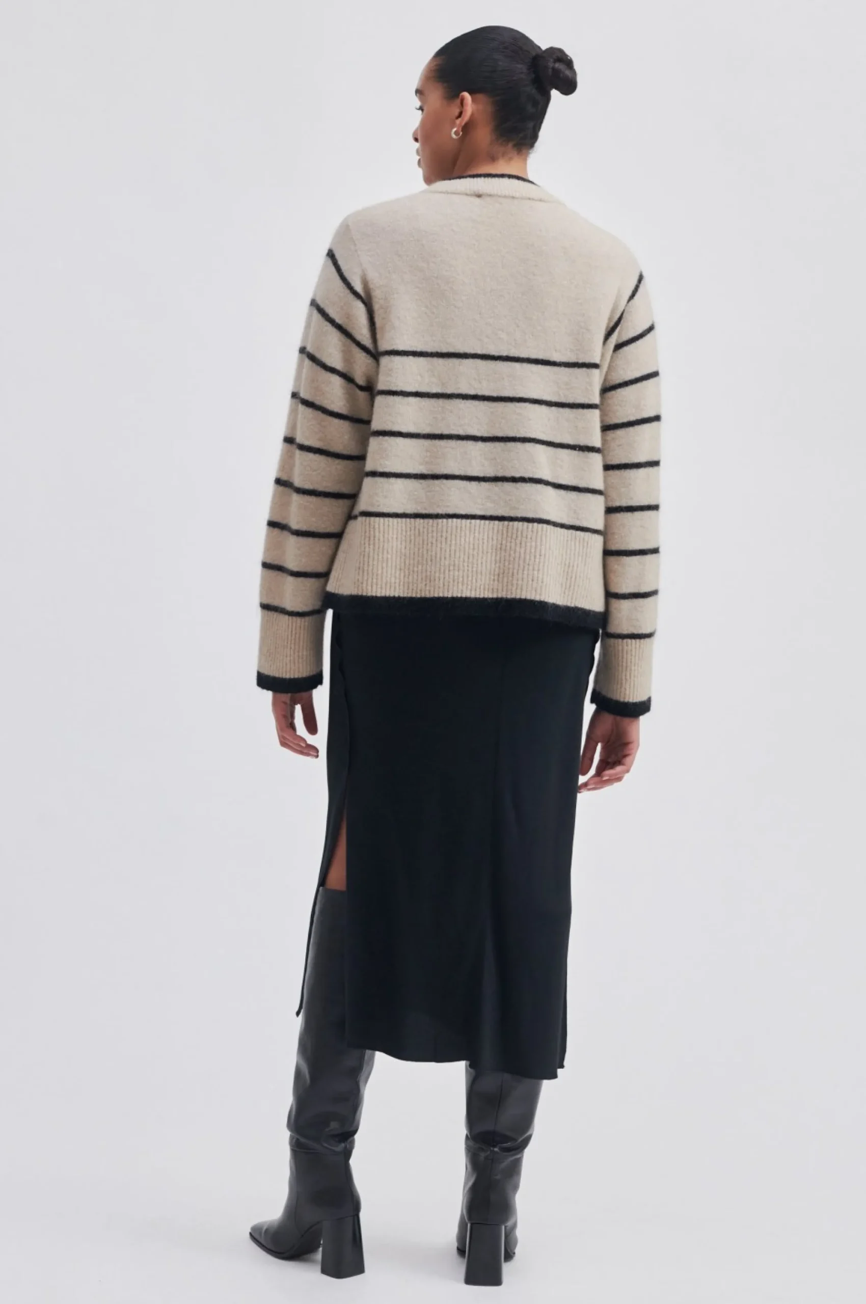 New Laila Knit O-Neck Kvinde Strik Og Cardigans