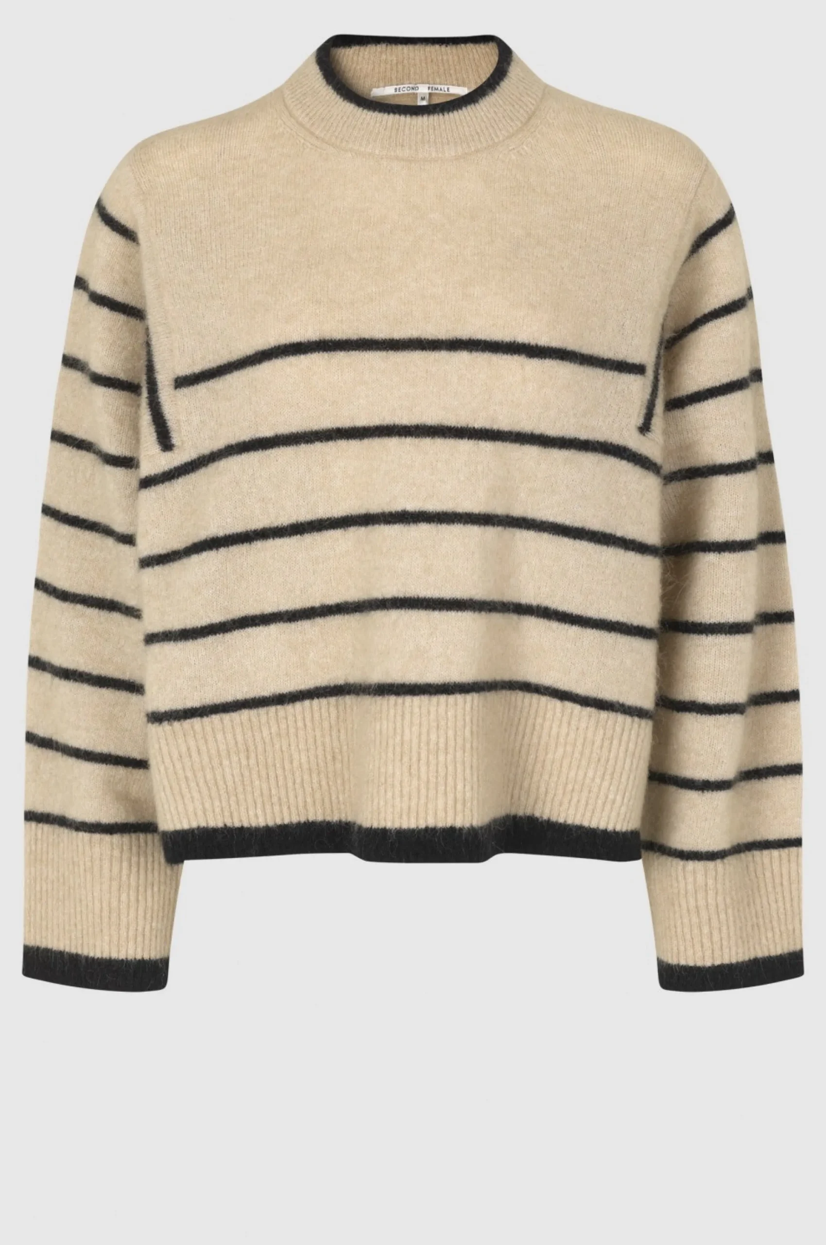 New Laila Knit O-Neck Kvinde Strik Og Cardigans