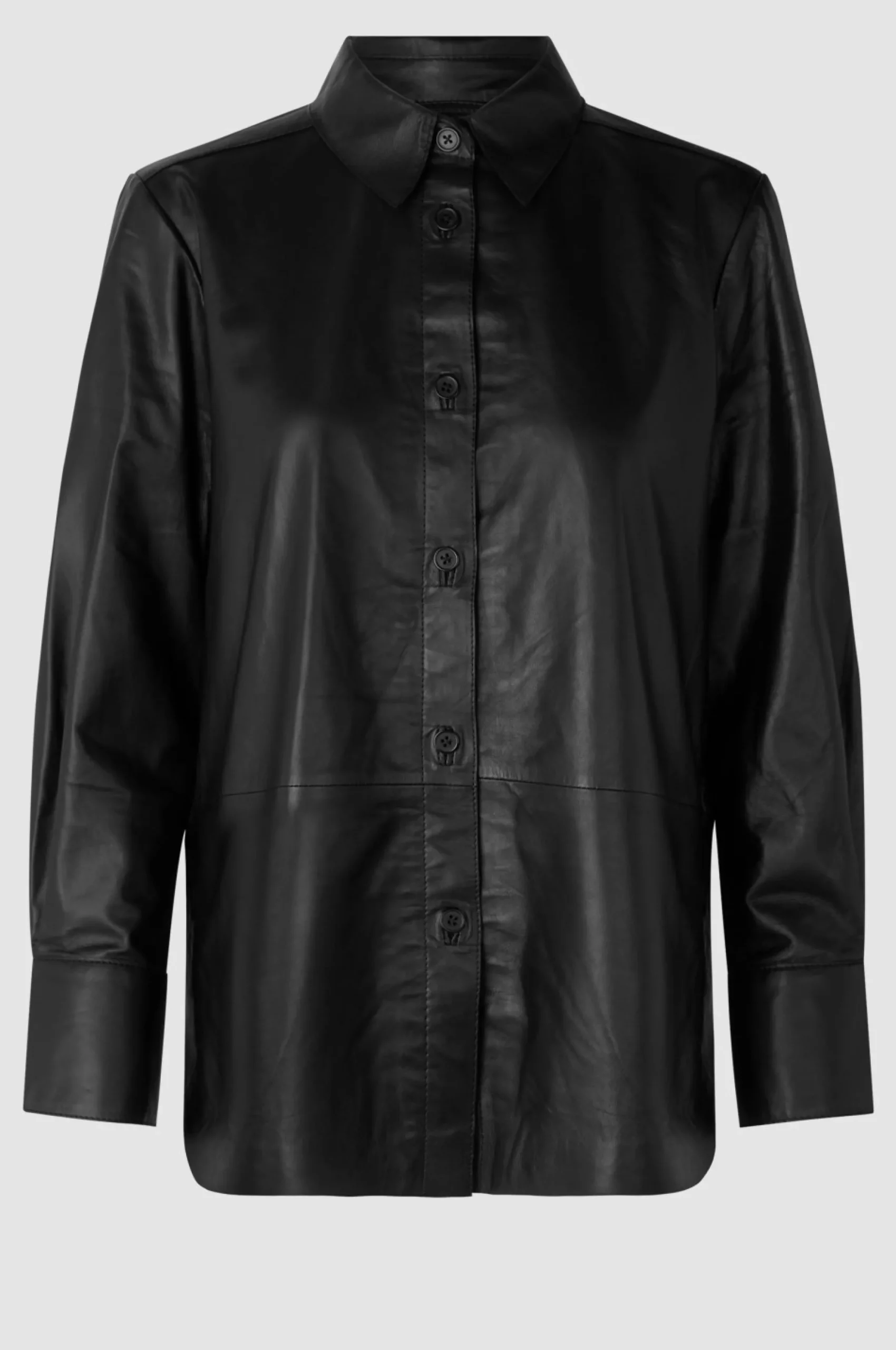 Best Lito Leather Shirt Kvinde Skjorter Og Bluser