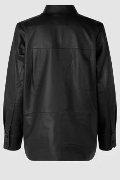 Best Lito Leather Shirt Kvinde Skjorter Og Bluser