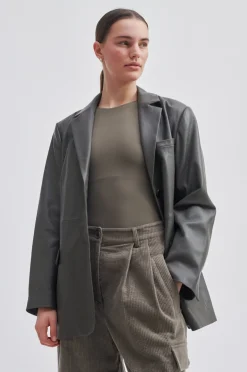 Online Lito New Leather Blazer Kvinde Blazere