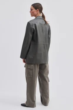 Online Lito New Leather Blazer Kvinde Blazere