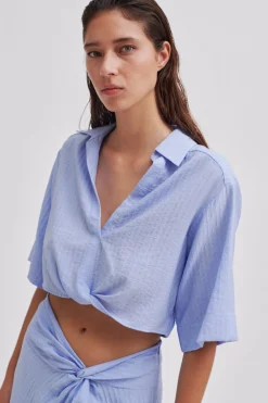 Online Malin Twist Blouse Kvinde Skjorter Og Bluser