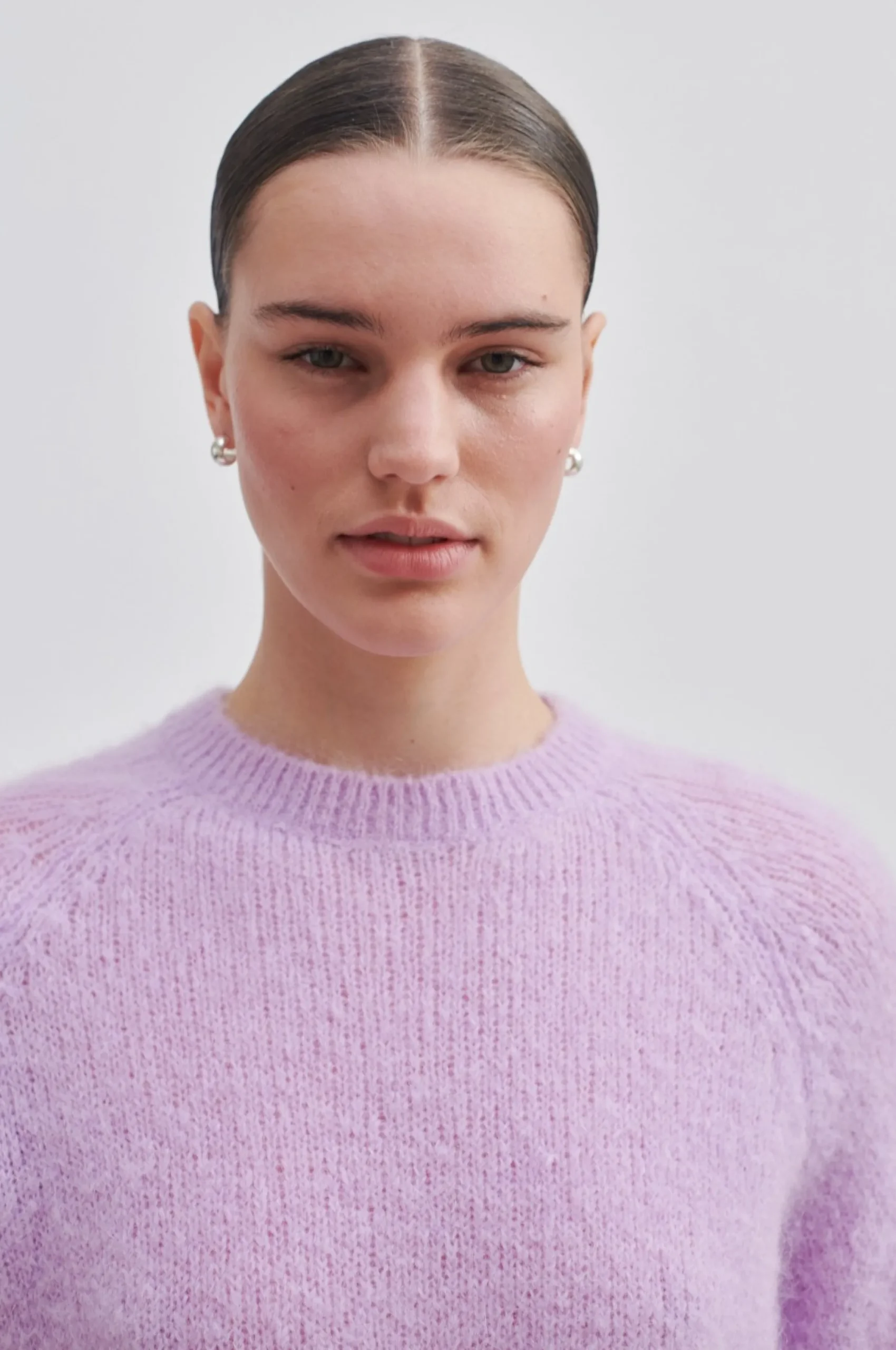 Clearance Millian Knit O-Neck Kvinde Strik Og Cardigans