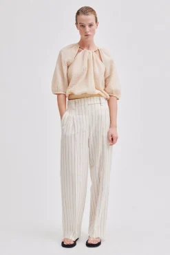 Online Musselin Blouse Kvinde Skjorter Og Bluser