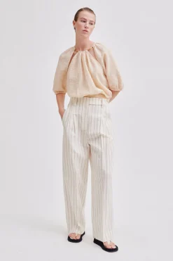Online Musselin Blouse Kvinde Skjorter Og Bluser