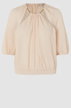 Online Musselin Blouse Kvinde Skjorter Og Bluser