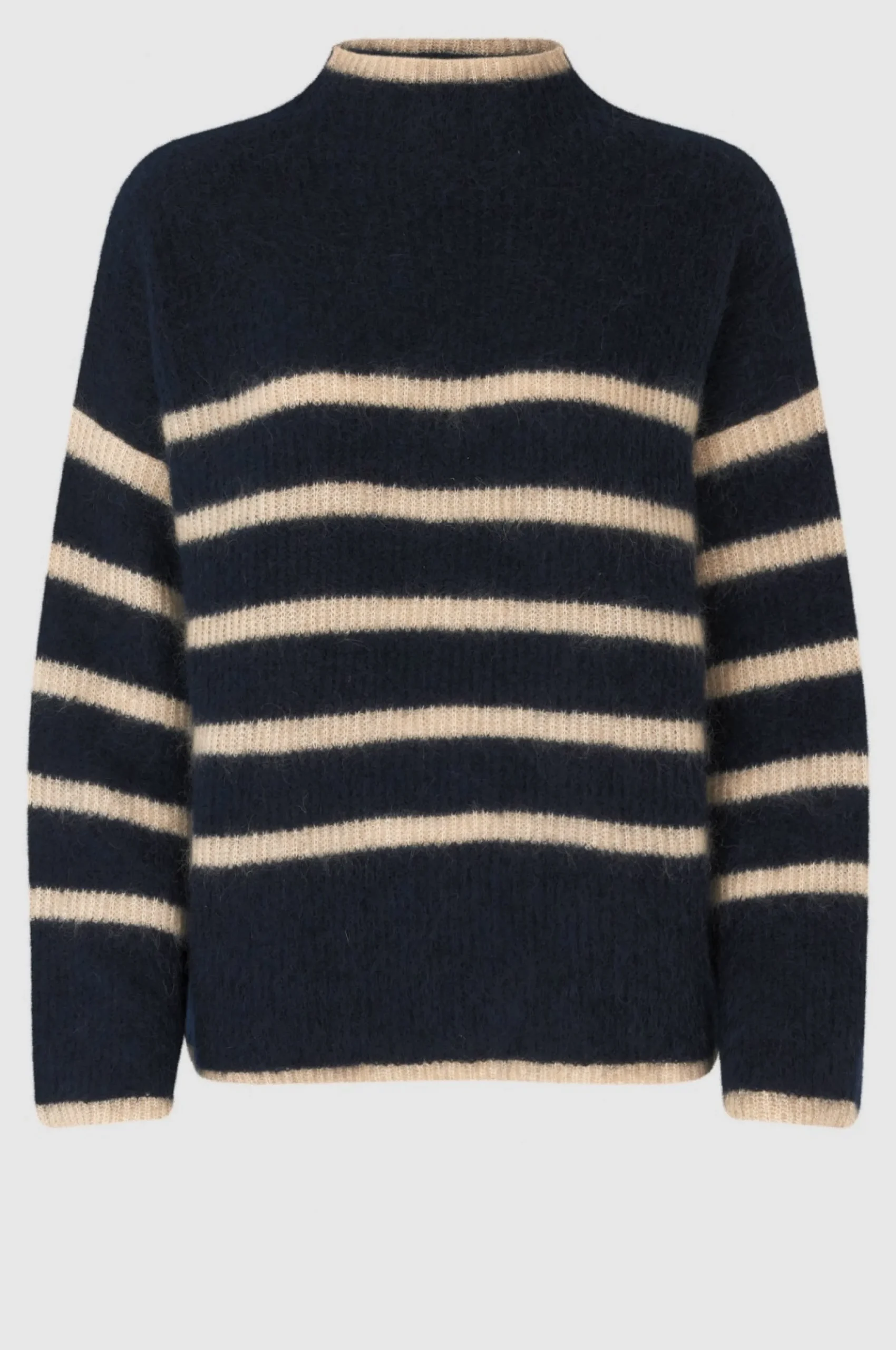 Clearance Ovalis Knit T-Neck Kvinde Strik Og Cardigans