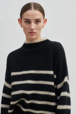 Hot Ovalis Knit T-Neck Kvinde Strik Og Cardigans