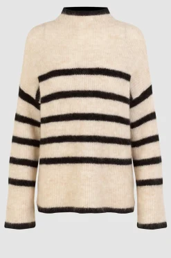 Best Ovalis Knit T-Neck Kvinde Strik Og Cardigans