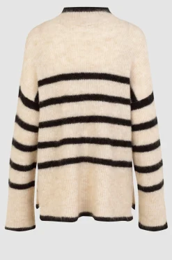 Best Ovalis Knit T-Neck Kvinde Strik Og Cardigans