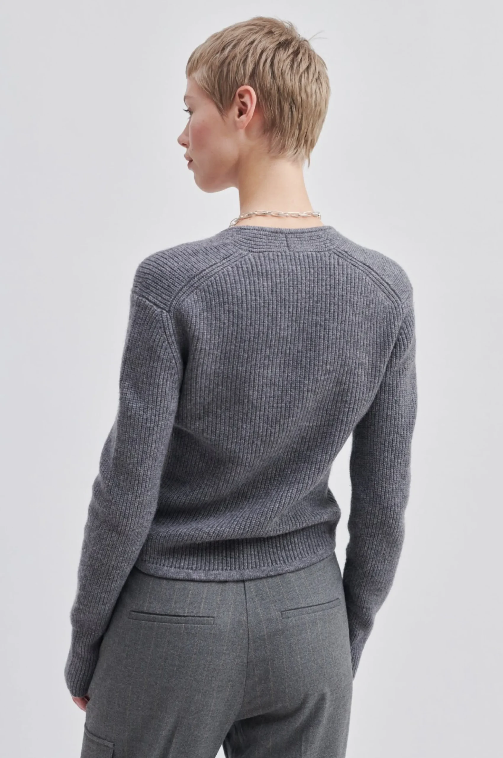 Outlet Palula Knit Open Neck Kvinde Strik Og Cardigans