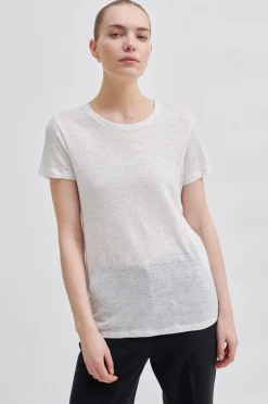 Outlet Peony O-Neck Tee Kvinde Toppe Og T-Shirts
