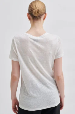 Outlet Peony O-Neck Tee Kvinde Toppe Og T-Shirts
