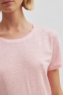 Online Peony O-Neck Tee Kvinde Toppe Og T-Shirts