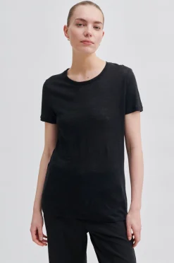 Discount Peony O-Neck Tee Kvinde Toppe Og T-Shirts