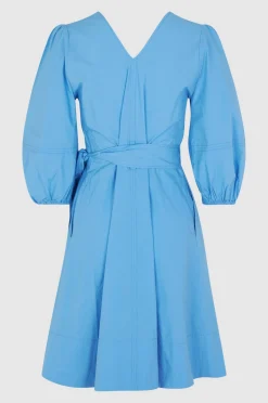 Clearance Ricamo Wrap Dress Kvinde Kjoler