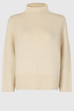 Best Rikke Knit T-Neck Kvinde Strik Og Cardigans